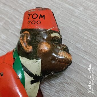 Opice mechanická Tom cca 1930 - Germany Patent - 10