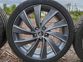 Originál ALU kola Škoda Octavia R18 + letní pneu - 10