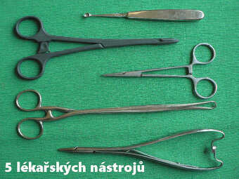 Nářadí(48x), lék.nástroje, pinzety, přípravky aj. -SLEVA - 10