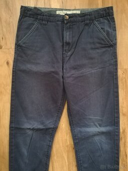 Chlapecké tm. modré Denim kalhoty - slim vel. 164 - 10
