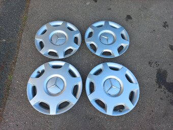 Disky MB C-class w203 R16 205/55 7Jx16H2 ET 31 + Poklice - 10