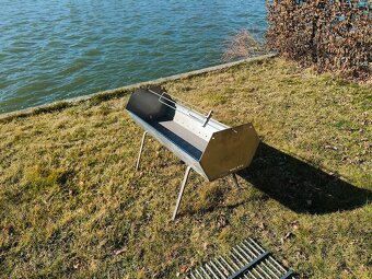 Ručně vyrobený nerezový gril MORAVA - 10