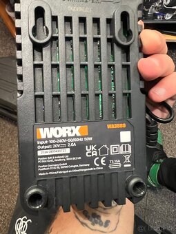 AKU vrtačka Worx Nitro WX352 20V-kufr, 2x baterie,nabíječka - 10
