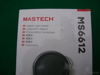 Mastech MS6612 Profesionální Luxmetr 0 - 200 000 Lux nový - 10