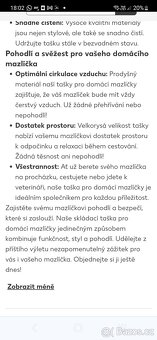 Cestovní taška pro psy a kočky, NOVÁ - 10