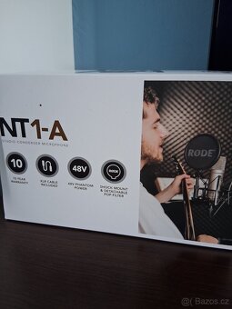 Prodám kompletní set pro nahrávání – Rode NT1-A + Steinberg - 10