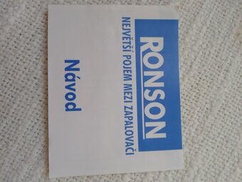ZAPALOVAČ RONSON since 1896 - 10