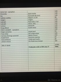 LP gramodesky a singly komplet za 50% - 10