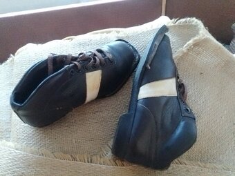 Retro starožitné dřevěné běžky - 10