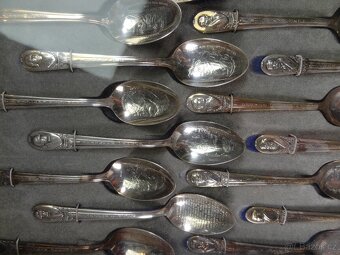 Sada lžic. Vyobrazený Americké prezidenty - 10