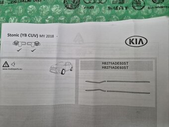 dekorativní nerezové lišty dveří Kia Stonic (YB CUV) od 2018 - 10