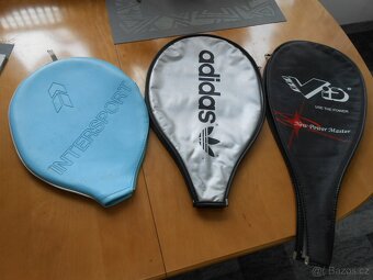2x tenis.raketa DONNAY + DUNLOP - použité +1x sguash-vadná - 10