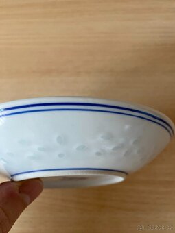 Nový šálek s podšálkem z čínského porcelánu - průsvitné boky - 10
