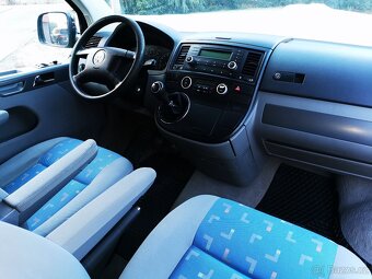 VW MULTIVAN T5 1.9TDI 75kW-WEBASTO-STOLEK-LŮŽKO - 10