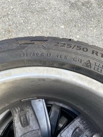 Alu kola 5x120r17 s zimni pneu 225/50r17 - 10