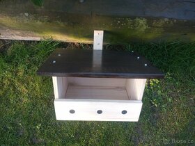 Budka pro sýkorky, EKO nátěr, masivní dřevo, ruční originál - 10