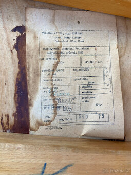 Židle dřevěná ohýbaná čalouněná látkou RETRO 500 kč - 10