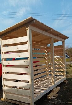 Dřevník - přístřešek na dřevo - 10