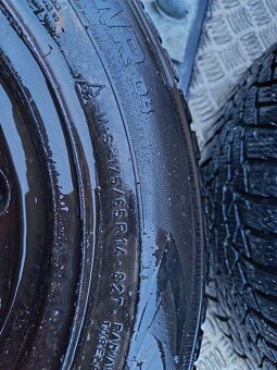 175/65 R14 zimní sada Nokian 6,5-7 mm + disk Peugeot 206 - 10