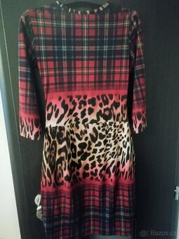 Šaty Rouge,nevšední vzor,lichotivý střih,příjemný mater. v.L - 10
