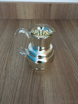 Stříbřené sklo - tzv. selské stříbro - 10