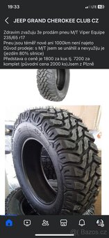 M/T Viper Equipe235/65 r17 - 10