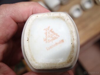 Porcelánové kořenky malé, 6ks, ROKOKO - 10