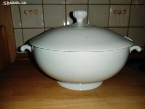 Retro polévková mísa, kulaté oválné podnosy,... - 10