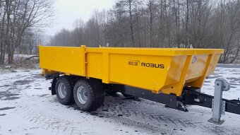 Traktorový návěs,Vlečka,Přívěs,Vlek za Traktor,Dumper 13t - 10