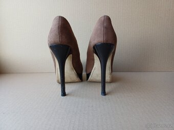 Hnědé lodičky na platformě vel.37 - 10