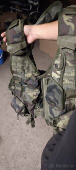 sada airsoft vybavení + originál AČR kousky - 10
