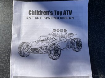 Elektrické autíčko pro děti Buggy Racing 5 Černé - 10