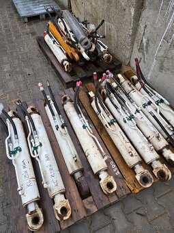 PRODÁM: Hydraulické pístnice, válce, píst - 10