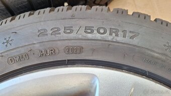 Sada disků Opel 17" 5x120 zimní pneu 225/50 R17 6-7mm - 10