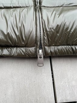 Zara Péřová Zimní Bunda Tmavě Zelená | Puffer Jacket Dark Gr - 10