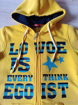 Mikina Angry Birds / šedobílá / žlutomodrá vel.158/S/M - 10