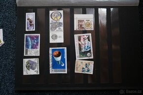 Kniha známek s vesmírnou tématikou - SSSR i USA - 11 stran - 10