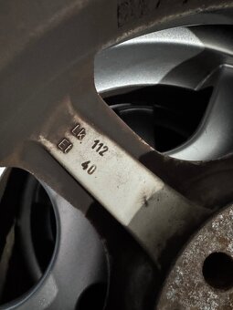 Alu kola s letní pneu ET 40, R15 195/65 - 10