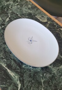 Obrovský vintage porcelánový talíř na hlavní chod, dezerty - 10