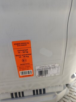 Autosedačka Romer kidfix XP 15-36kg - 10