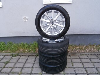 letní alu kola 5 x 114.3 225 55 17 originál mazda - 10