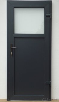 Celoprosklené a plné dveře a okna plastové vchodové, - 10