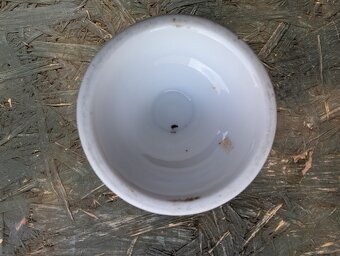Starožitný porcelánový pohárek, růže. - 10