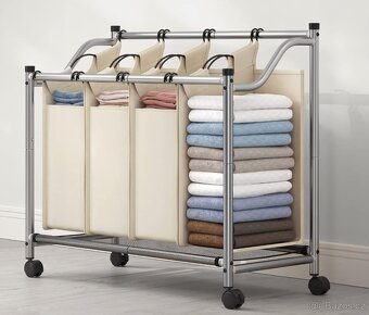 Nový mobilní koš na prádlo nebo hračky - 10