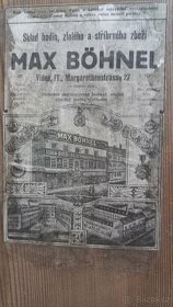 Secesní sloupový stojan - dřevo - 10