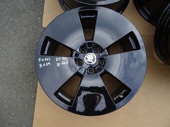Alu disky černé origo Audi 19", 5x112, ET 34, šířka 8J - 10