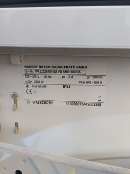 Pračka Bosch Maxx 7 - 10