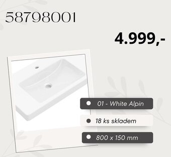 Villeroy & Boch výprodej — luxusní sanitární keramika, nové - 10