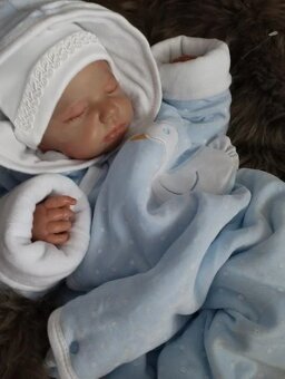 Modrý plyšový overal zn.Sardon - 10