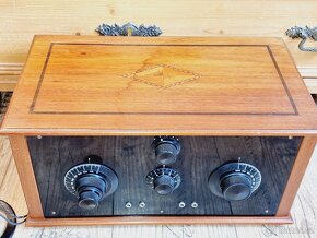 Starožitné rádio Telefunken Marconi II. včetně reproduktoru - 10